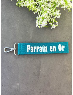 Porte-clés "PARRAIN EN OR"...